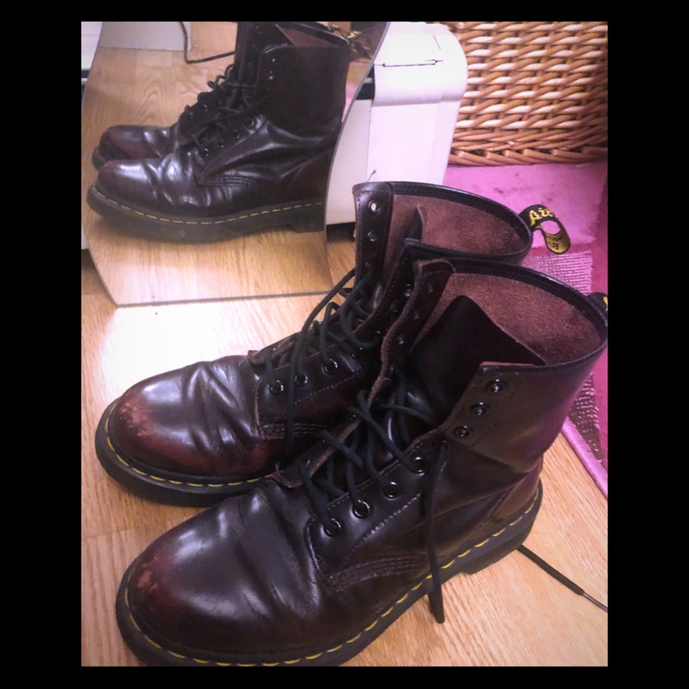 Cherry Red /Burgundy/ Maroon Dr Doc Martens Boots